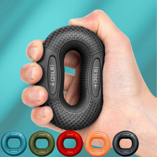 Anel de Fortalecimento Muscular de Mão - Silicone Grip Strengthener