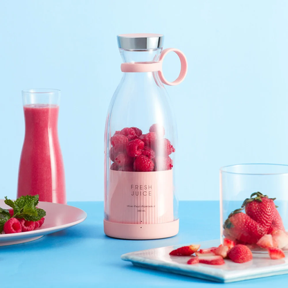 Mini Liquidificador Portátil Recarregável Mixer Shake 420ml – Praticidade e Eficiência ao Seu Alcance